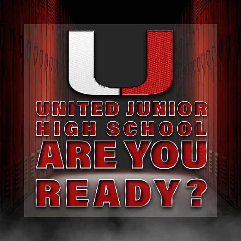 October 15, 2024:  ARE YOU READY?  United Jr. High School Football Team